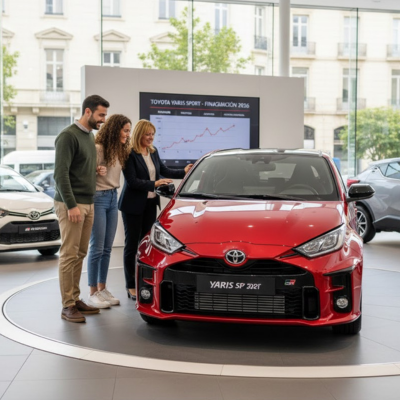  Financia tu Toyota Yaris GR Sport con datos reales: precio de referencia, cuotas estimadas, préstamo, leasing y renting. Guía práctica