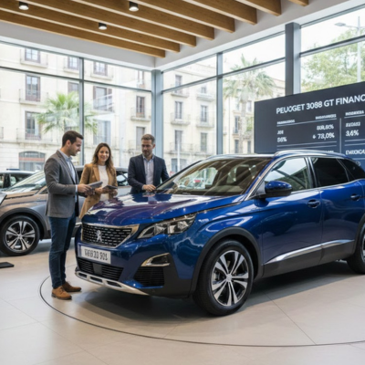 Financia el Peugeot 3008 GT con opciones SUV premium francés en España. Analizamos precios reales, tasas, simulaciones y más detalles