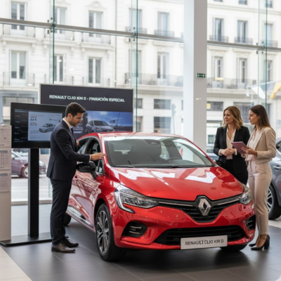 Financia tu Renault Clio KM 0 en España con precios reales por versión, tasas TIN/TAE actualizadas y más detalles.