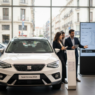 Financia tu Seat Arona 2024 SUV urbano español con precios reales por versión, tasas desde 3,99% TIN y más detalles.