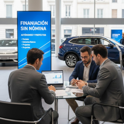 Guía completa para financiar un coche sin nómina en España en 2026. Descubre requisitos alternativos, avales, renting y más detalles.