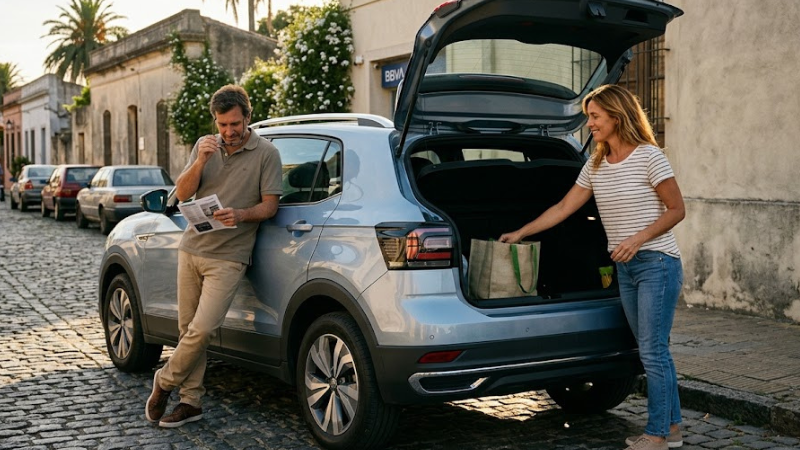 Volkswagen T-Cross 2026 con prestamo auto BBVA en Uruguay