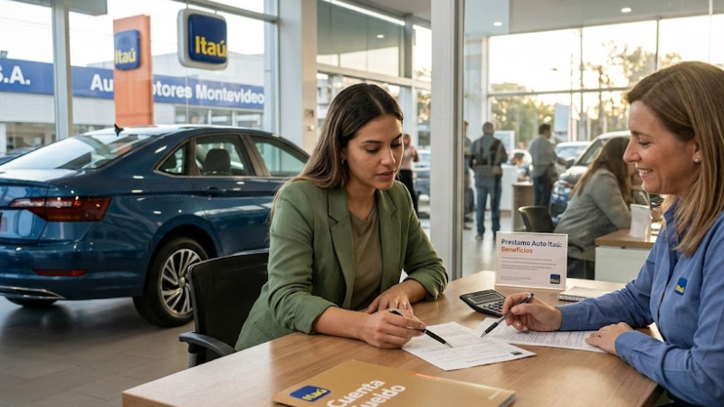 Prestamo auto Itau: qué beneficios tiene para clientes